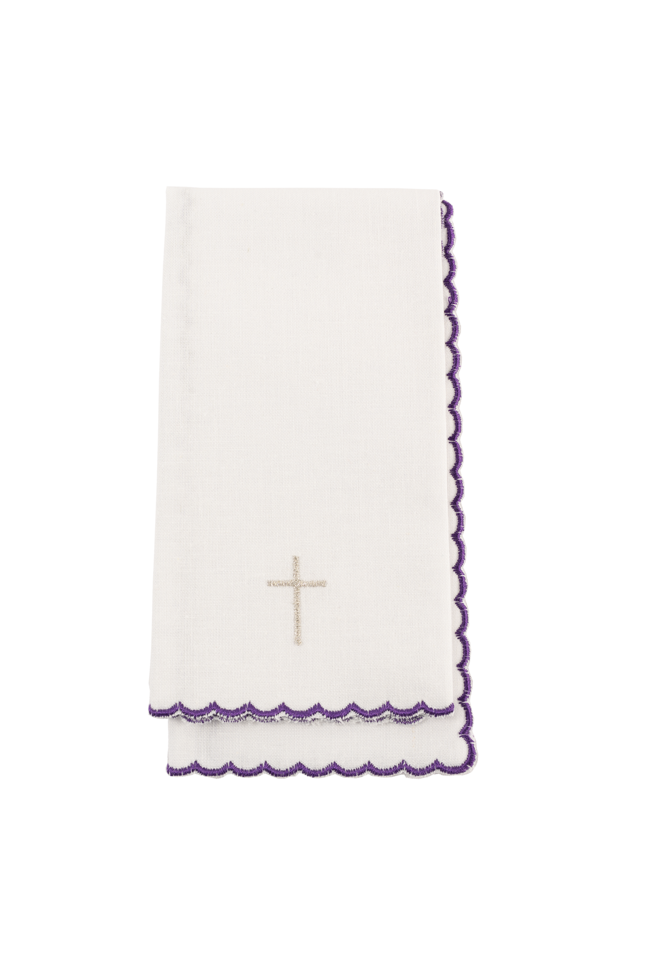 Conjunto de alfaias litúrgicas bordado Via Sacra