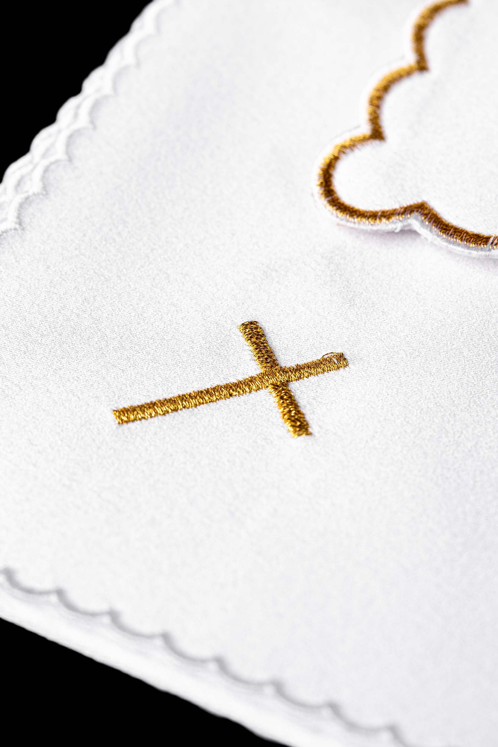 Conjunto de alfaias litúrgicas bordado Cordeiro de Deus
