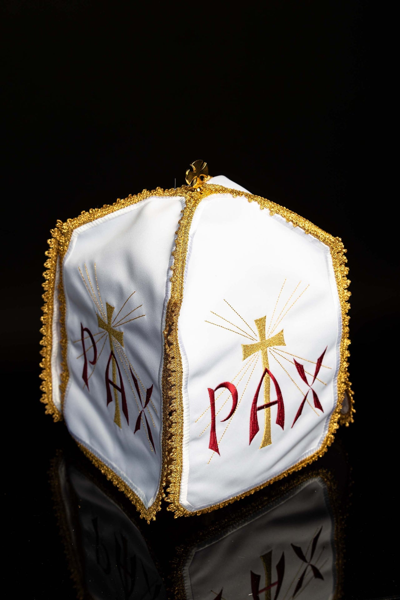 Véu para âmbula com bordado PAX – 29 cm