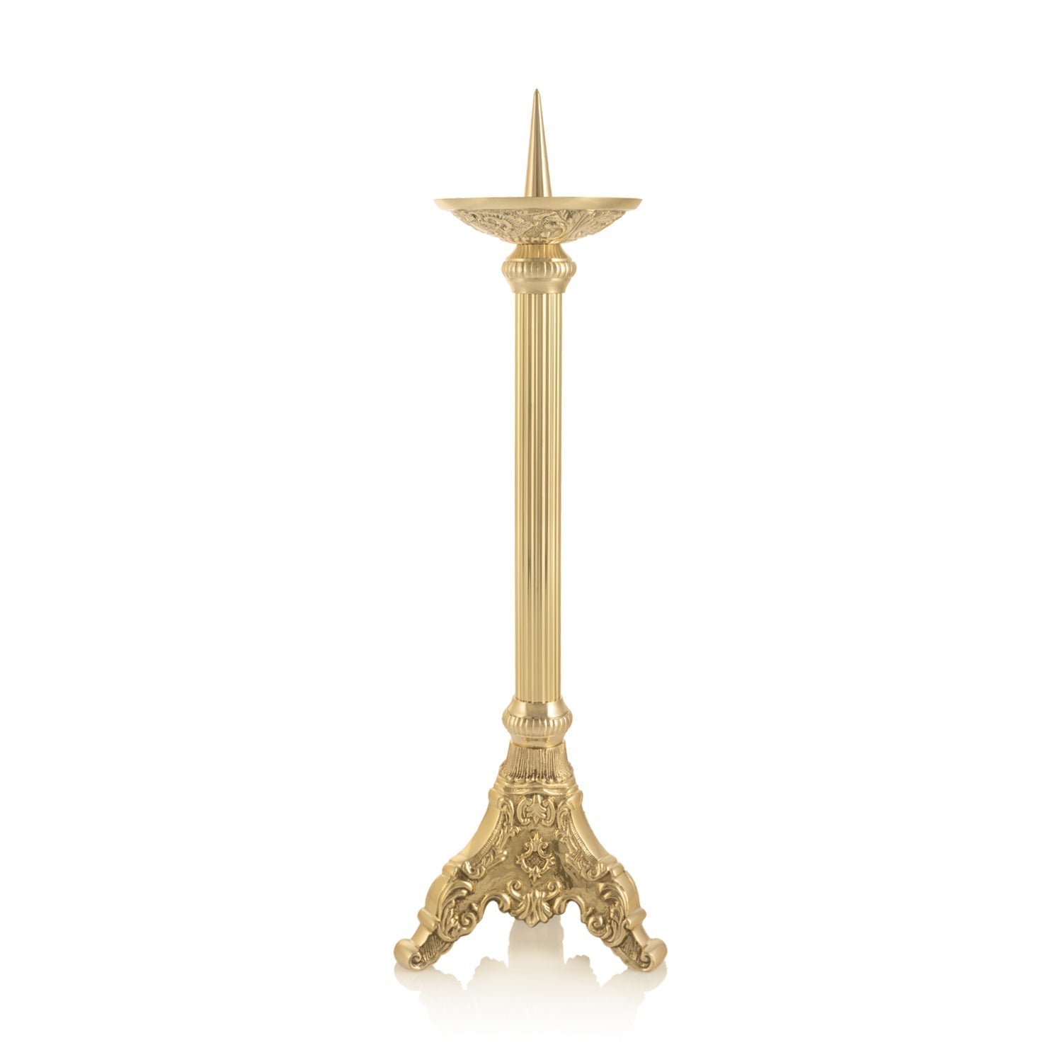 Castiçal - latão - 50 cm