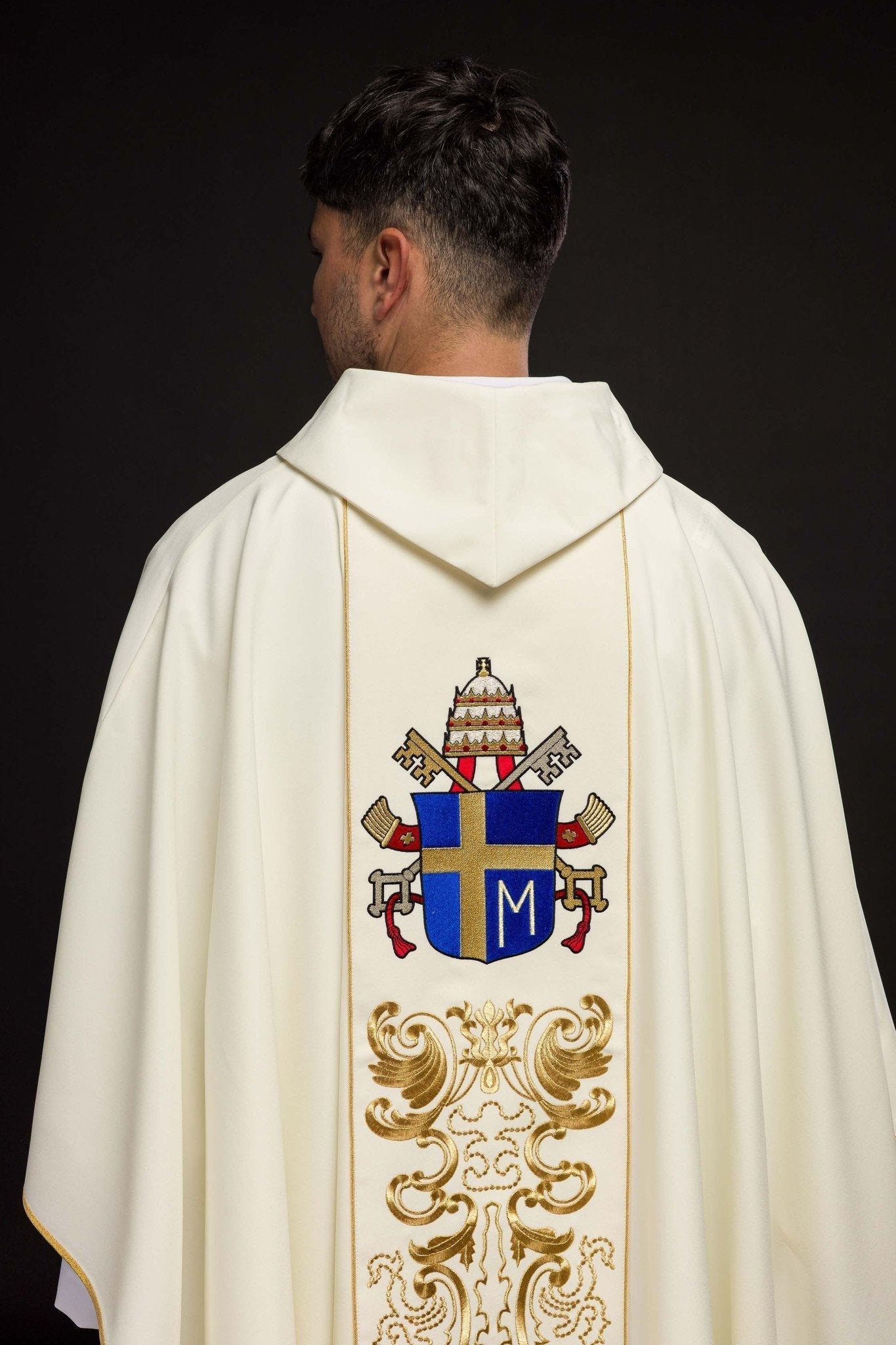 Casula com imagem do Papa João Paulo II