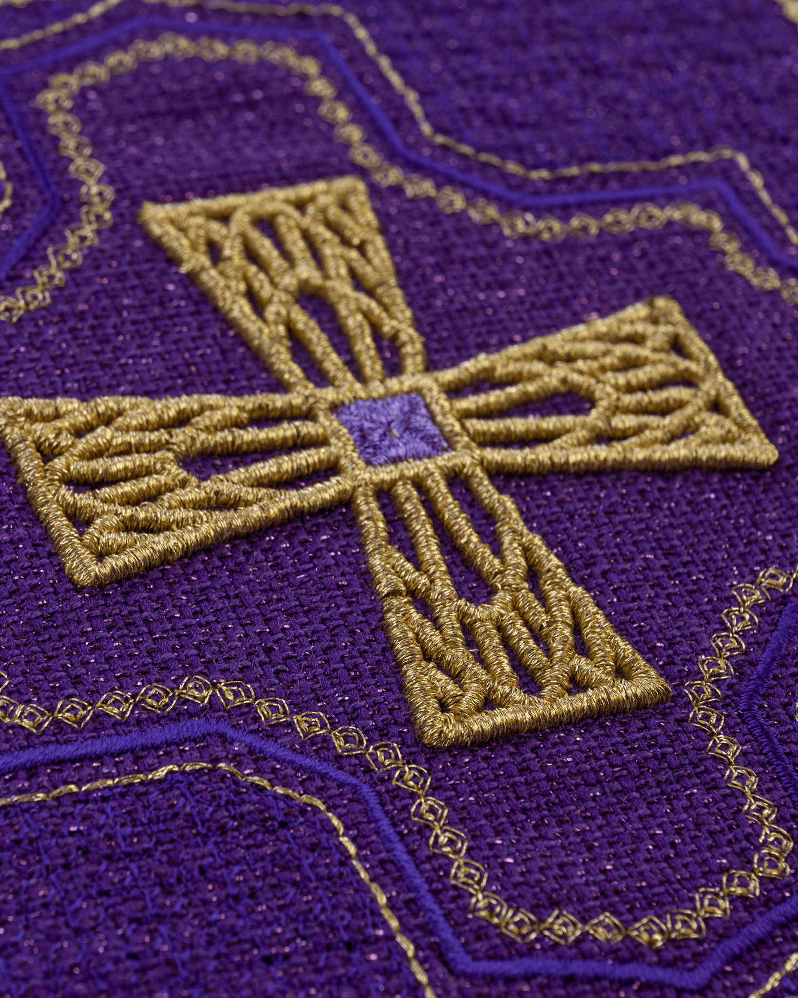 Conjunto de palas em quatro cores litúrgicas