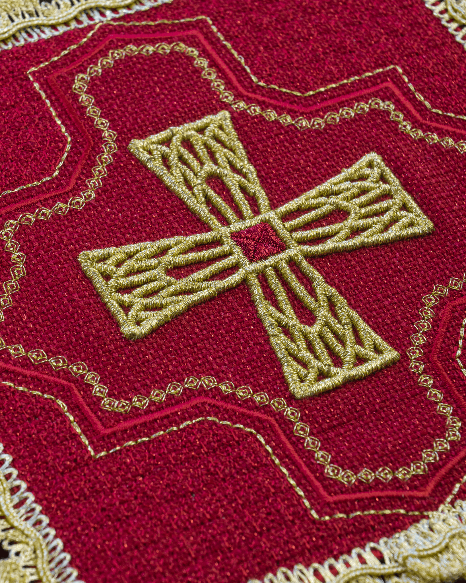 Conjunto de palas em quatro cores litúrgicas