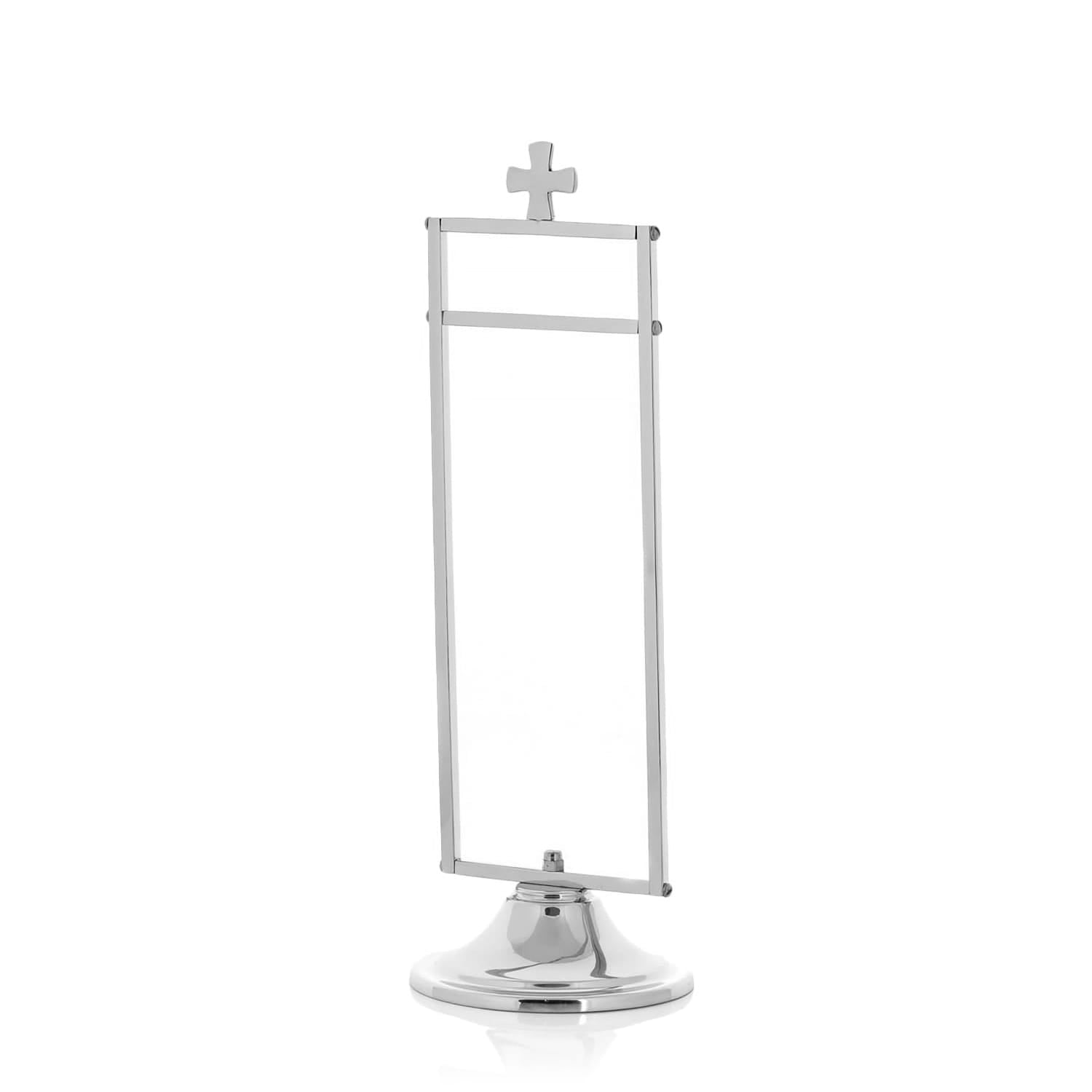 Suporte para sanguíneo - 25 cm - latão - níquel