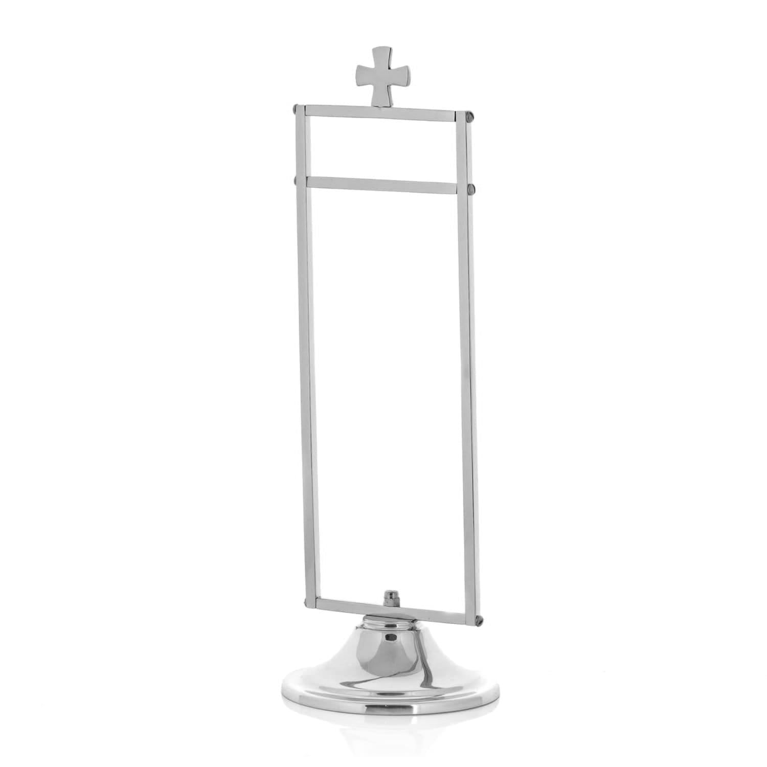 Suporte para sanguíneo - 30 cm - latão - níquel