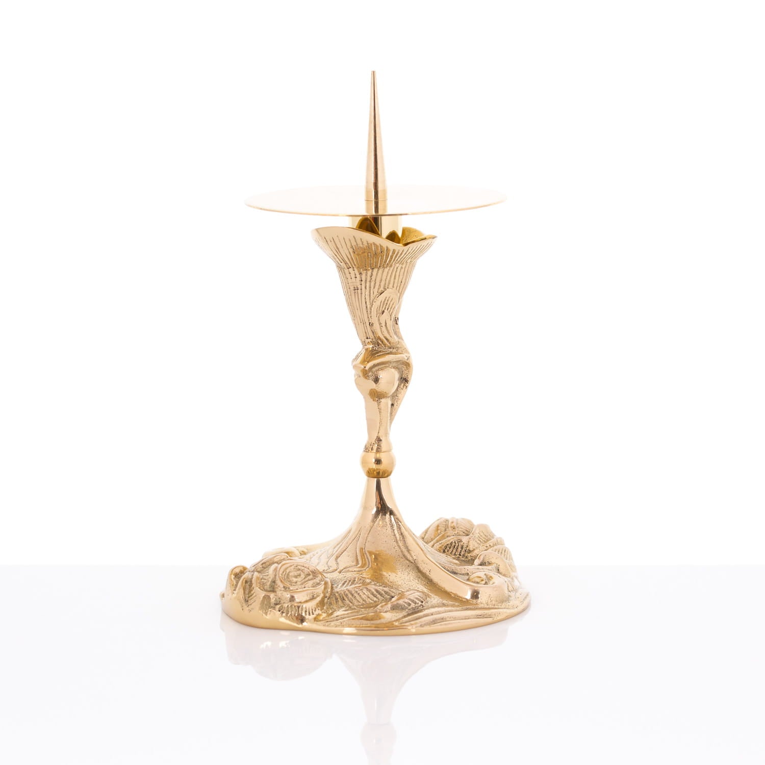 Castiçal de latão - 14 cm