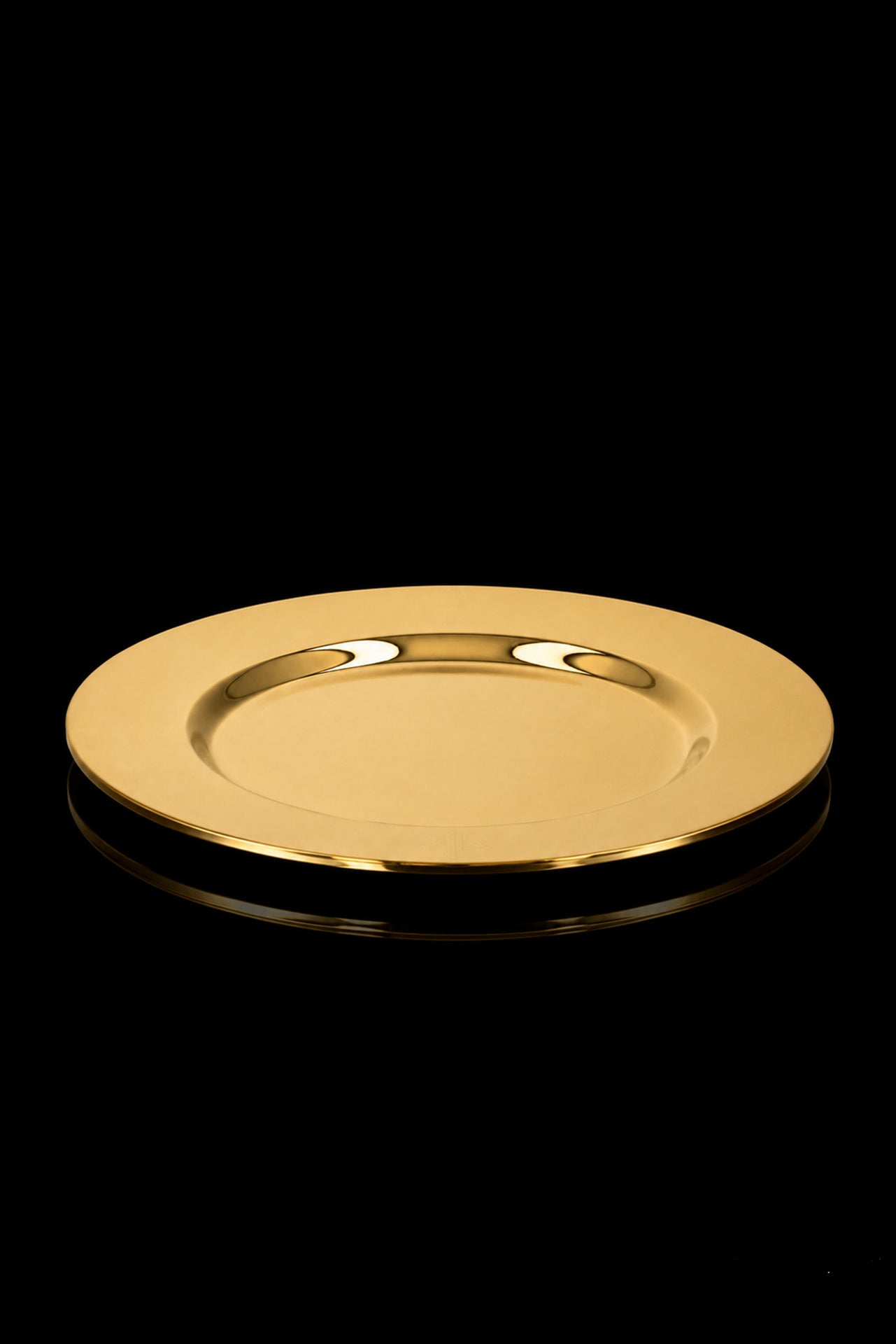 Patena litúrgica de chapa de latão – 16 cm