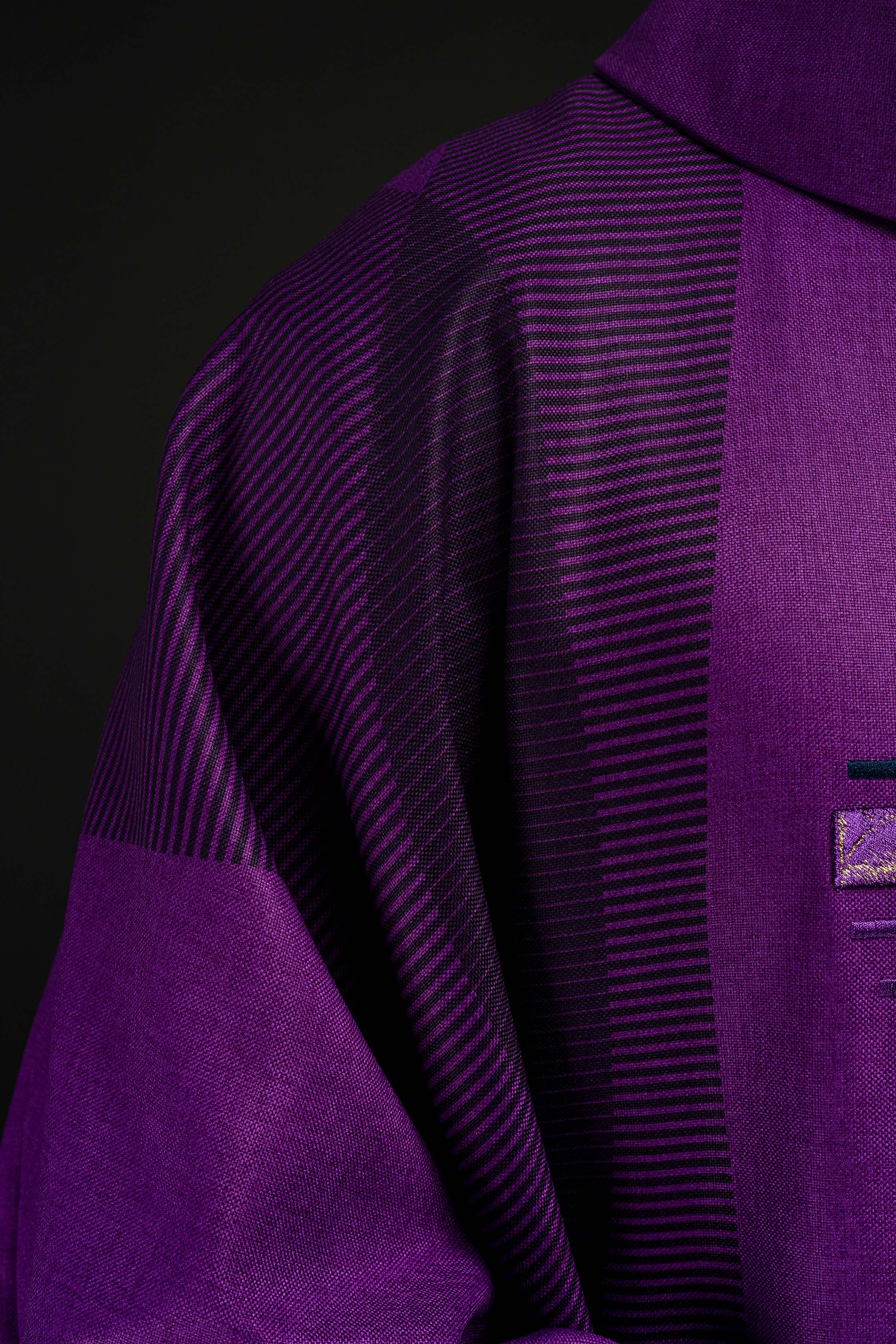Casula roxa com Cruz - chasubles.com.br