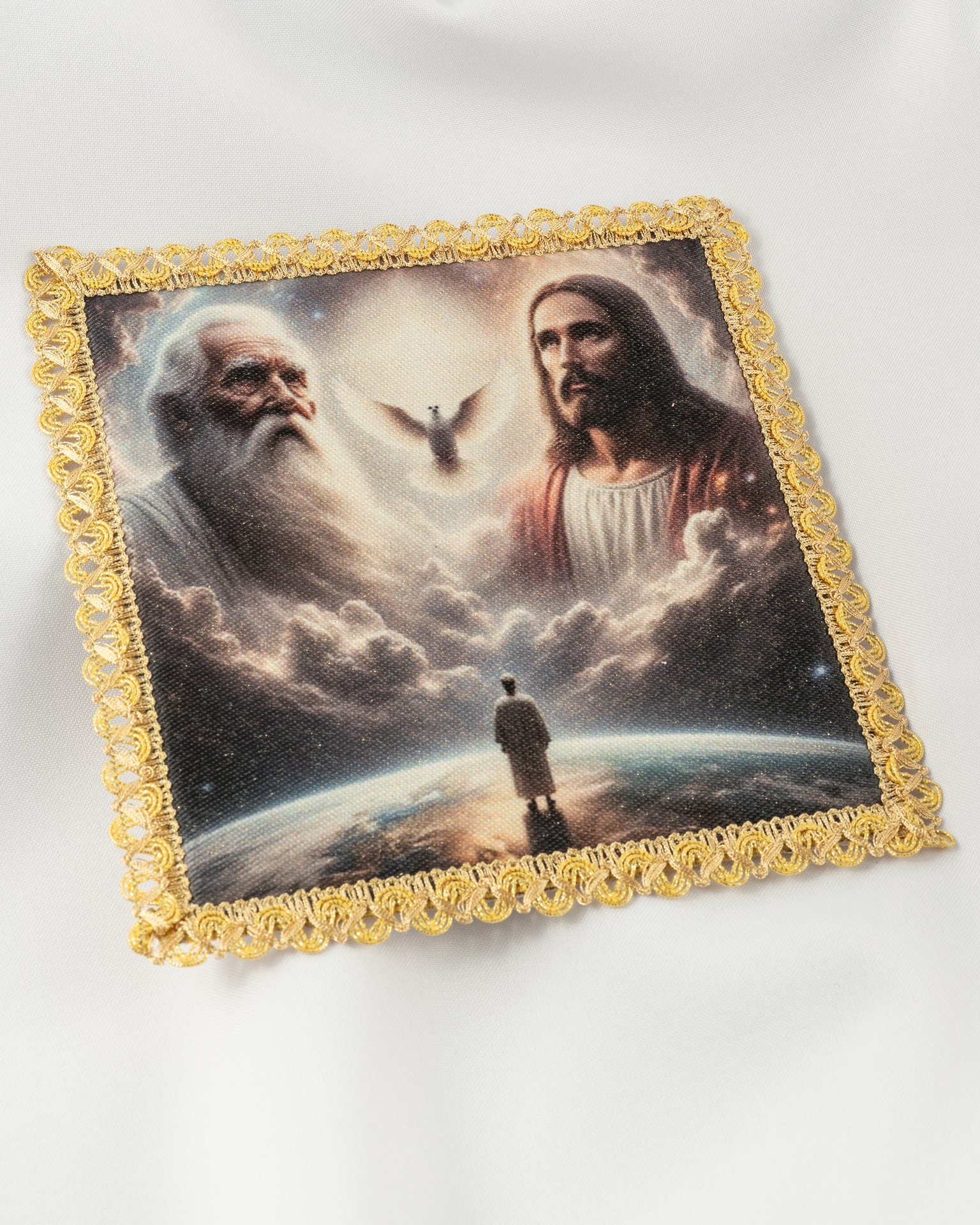 Pala com imagem da Santíssima Trindade