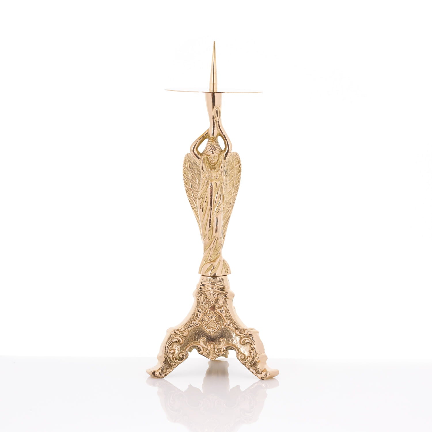Castiçal de latão - 27 cm