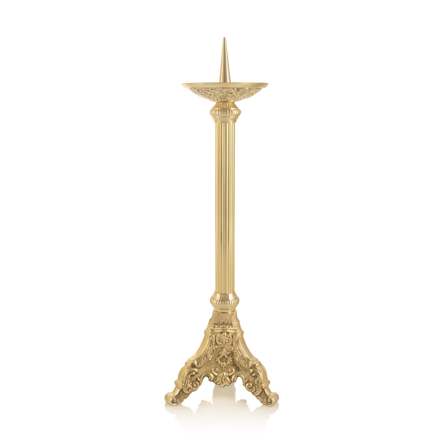 Castiçal - latão - 50 cm