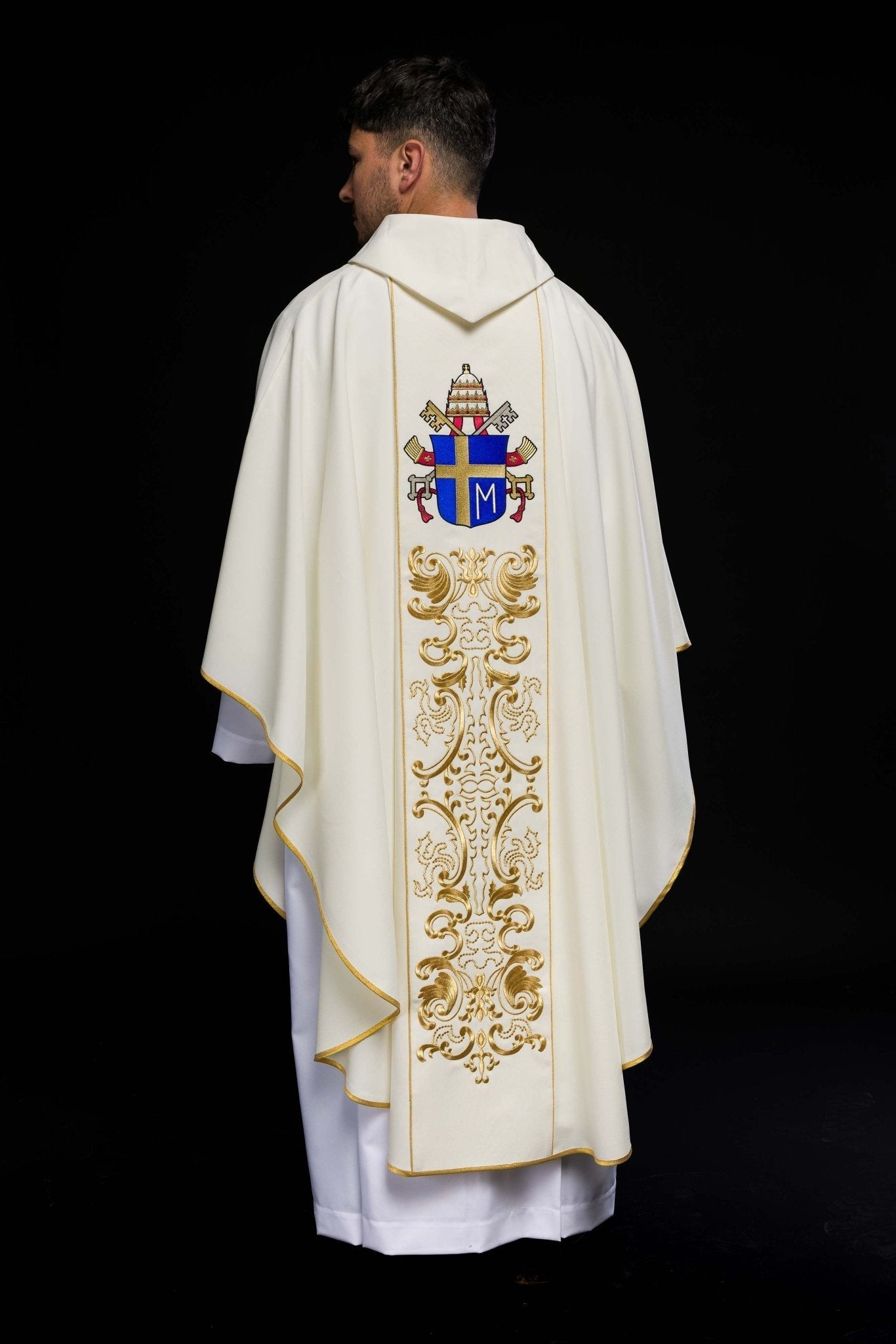 Casula com imagem do Papa João Paulo II