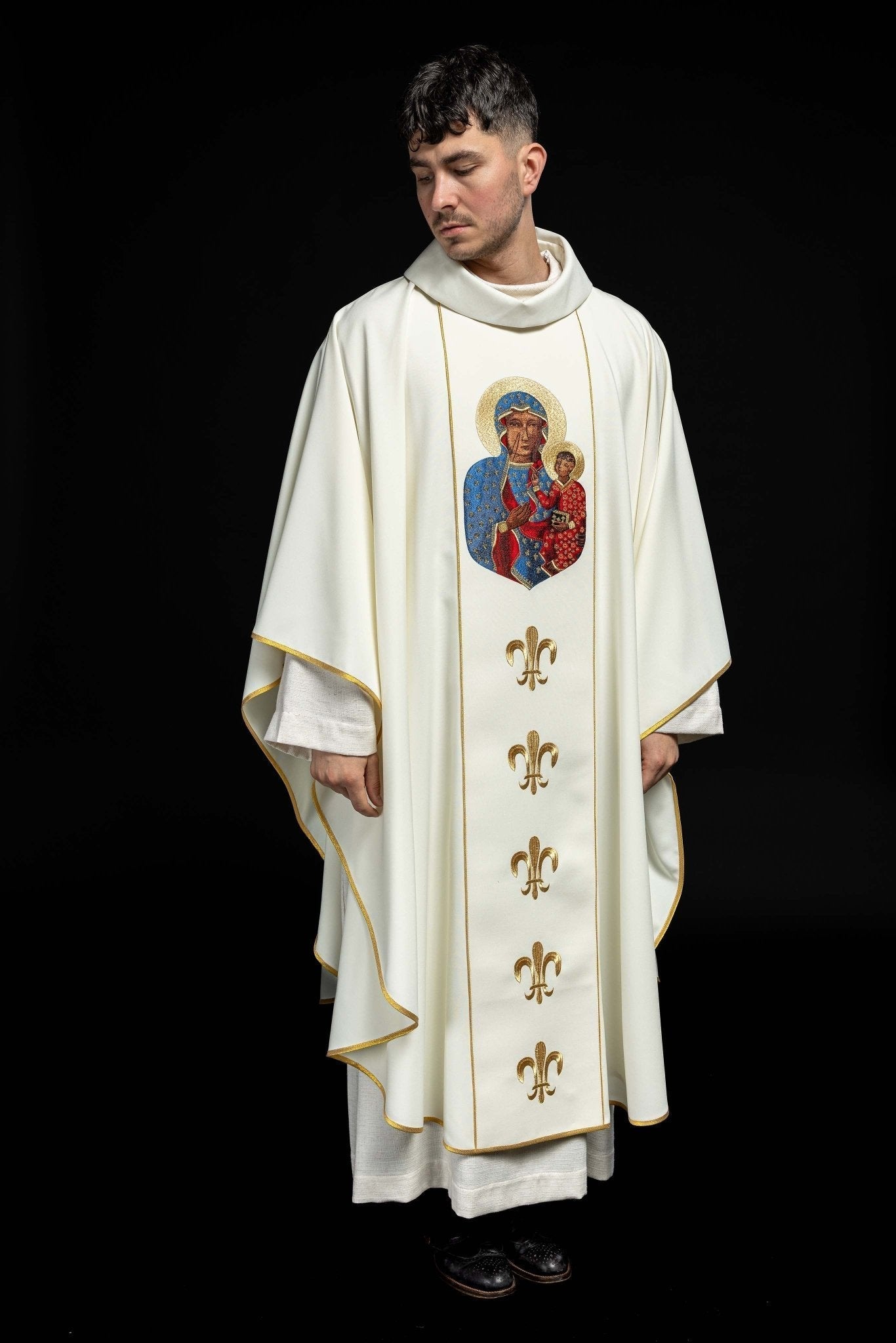 Casula Nossa Senhora de Czestochowa creme