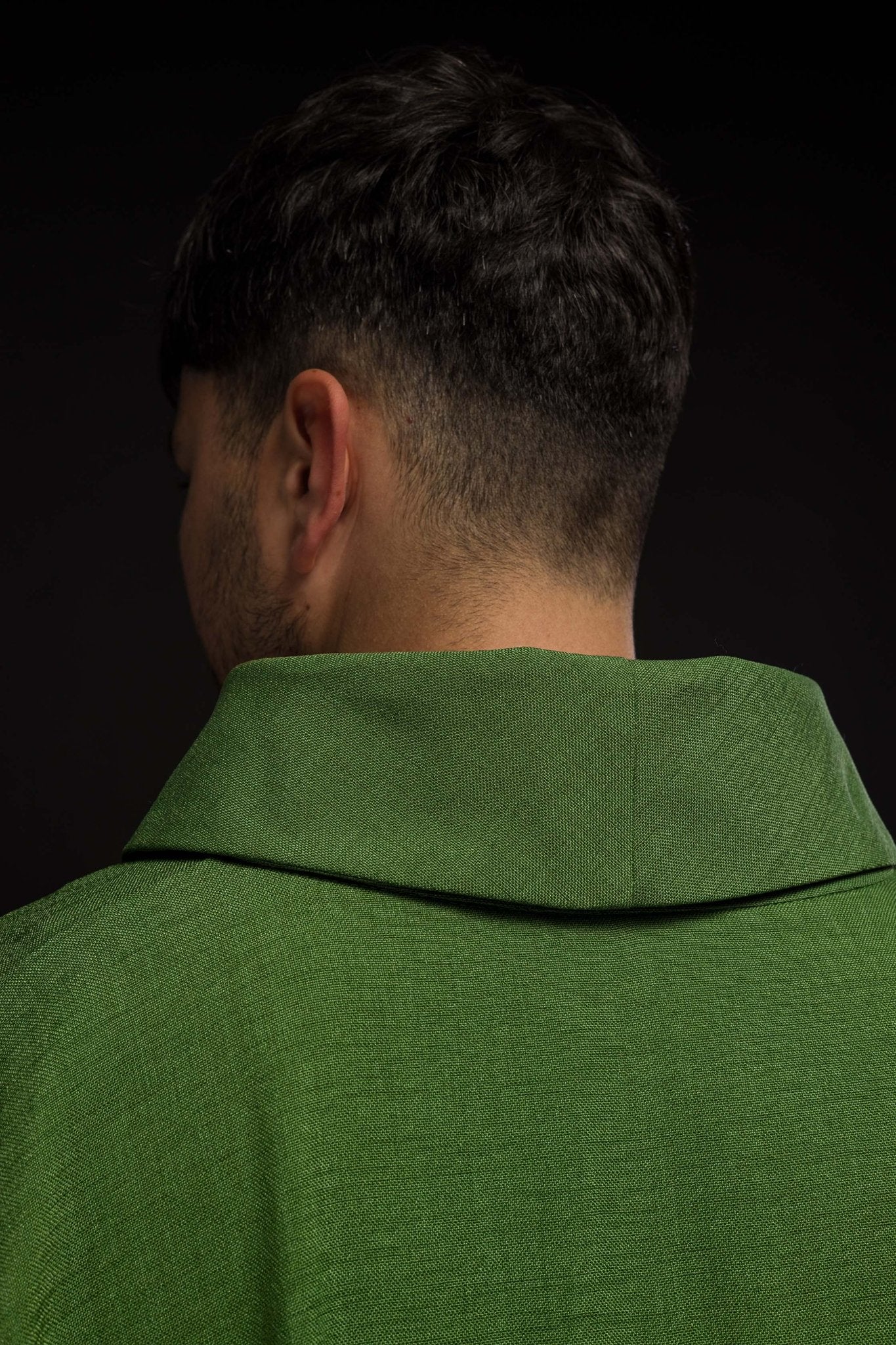 Casula verde com bordado de Cruz