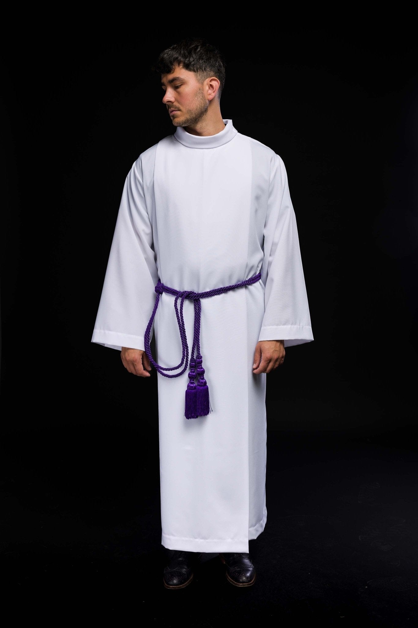Cíngulo litúrgico roxo