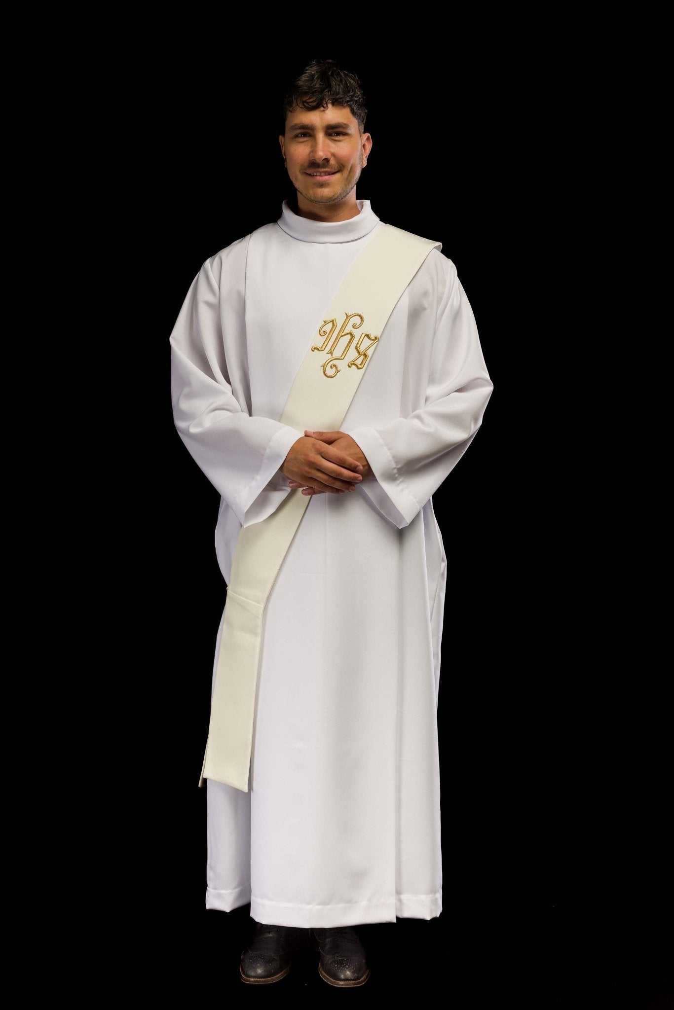 Estola diaconal IHS