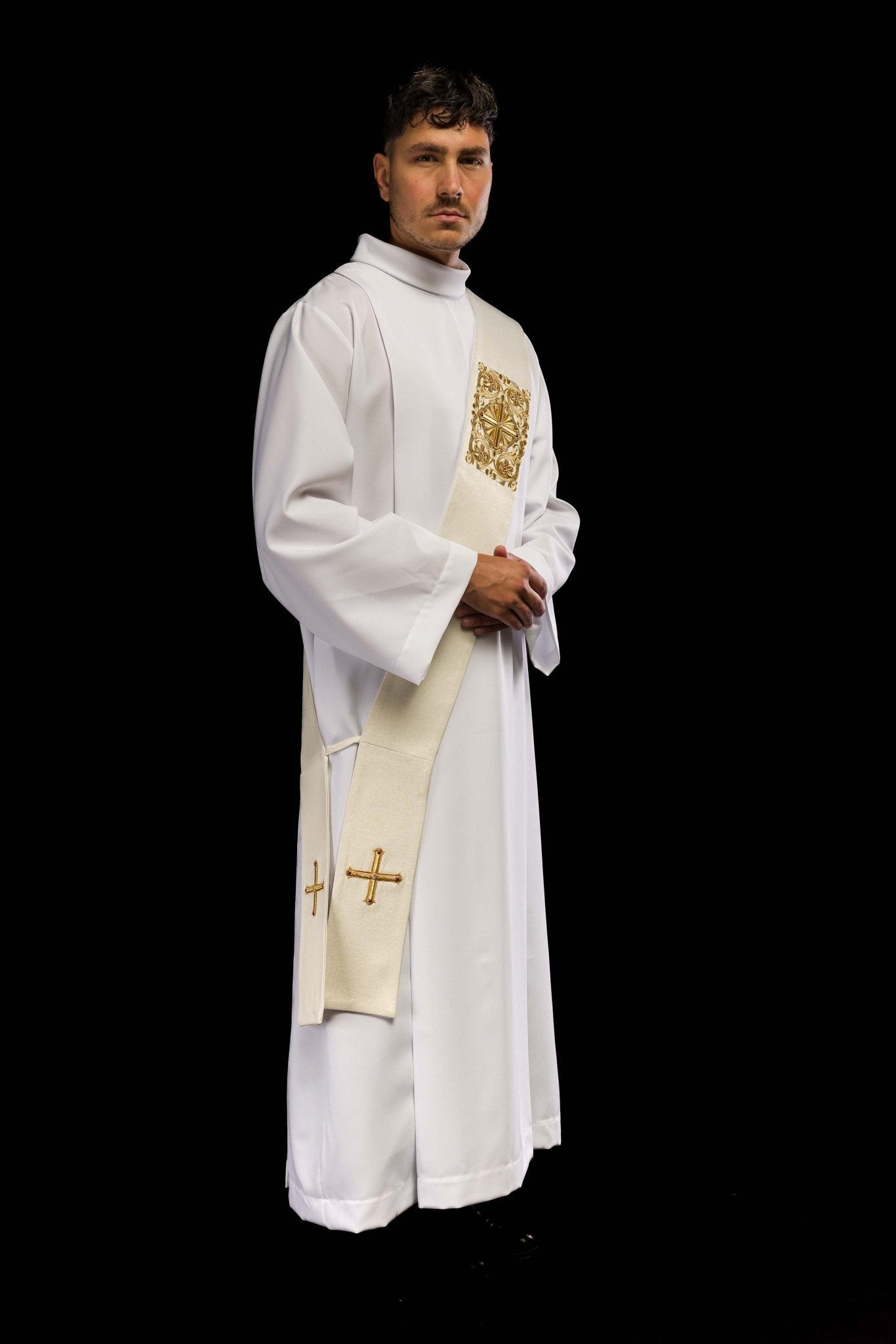 Estola diaconal bordada com cruz LE/2210