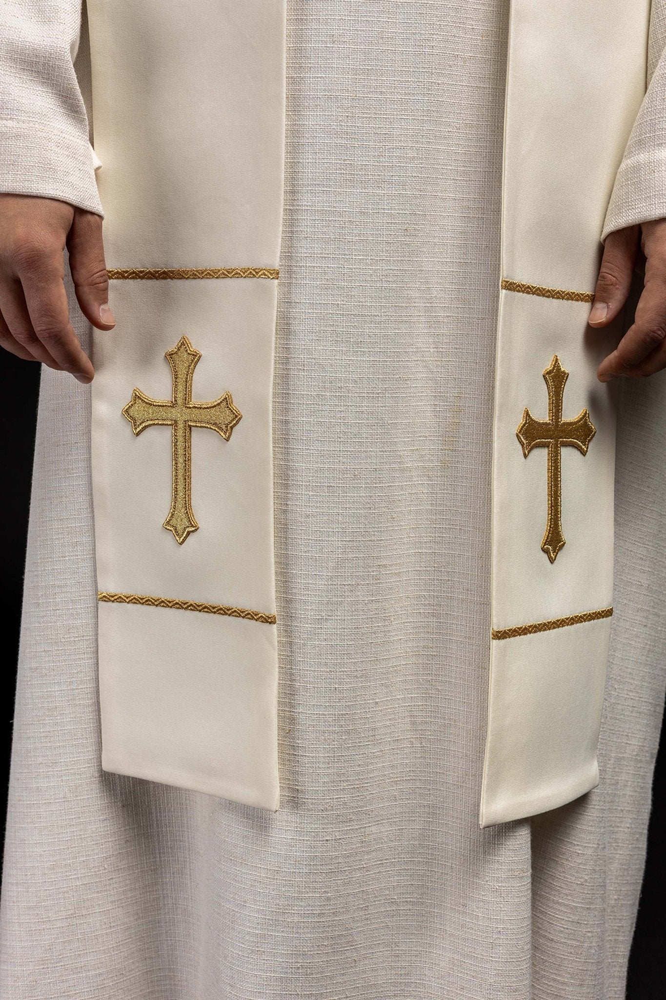 Estola sacerdotal Jesus Misericordioso Jesus, Eu Confio em Vós creme