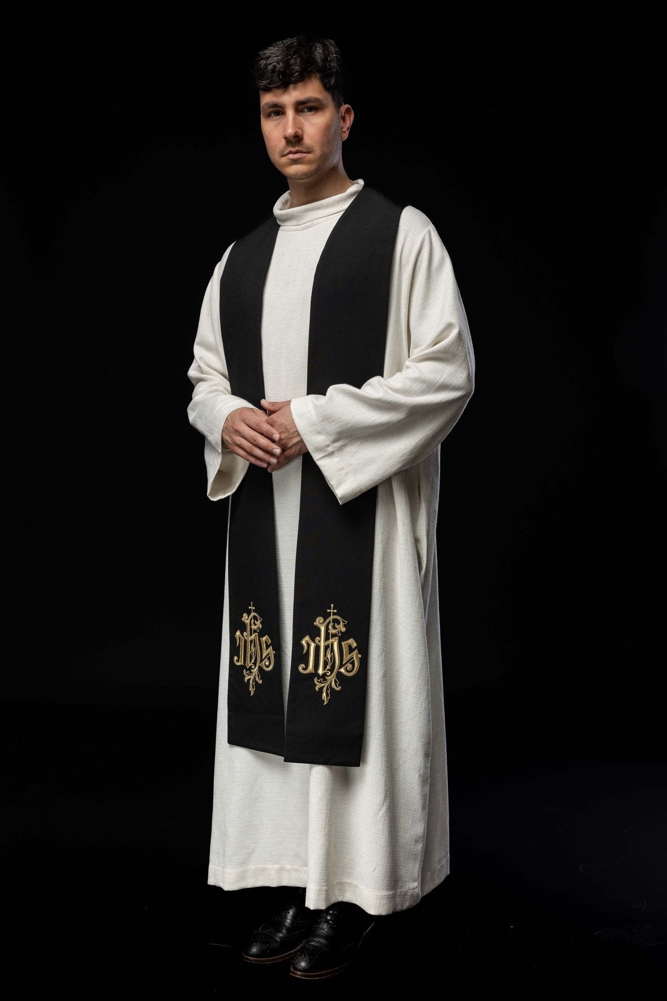 Estola bordada IHS